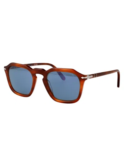 Persol Terra Di Siena Acetate Sunglasses In Brown