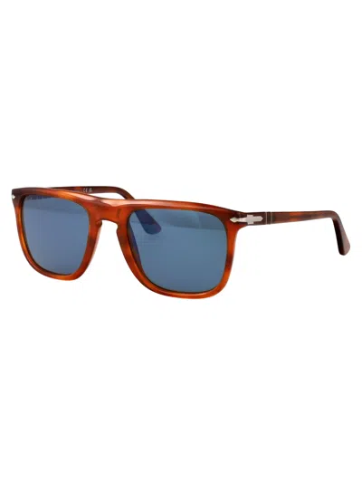 Persol Terra Di Siena Acetate Sunglasses In Black