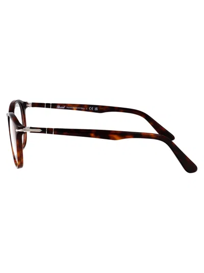 Persol Havana Acetate Glasses In Black