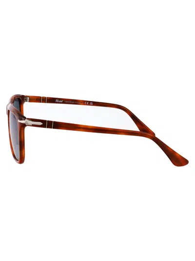 Persol Terra Di Siena Acetate Sunglasses In Black