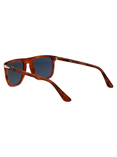 Persol Terra Di Siena Acetate Sunglasses In Black