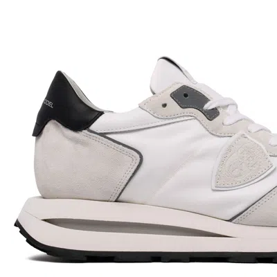 Philippe Model Paris Mondial Blanc Textile Sneakers In Multi