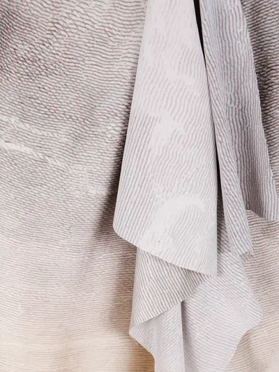 Pierre-louis Mascia Adastrgum Draped Silk-blend Skirt In Multi