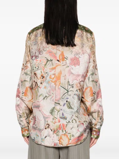 Pierre-louis Mascia Pierre Louis Mascia Printed Silk Shirt