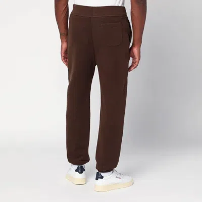 Polo Ralph Lauren Brown Jogger Pants In Cotton Blend In Brown