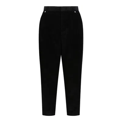 Prada Mid-rise Tapered Denim Jeans In Black