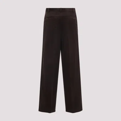 Prada Brown Corduroy Chino Pant In Black