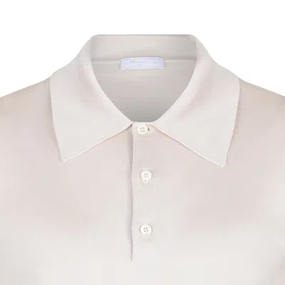 Prada Natural Silk T-shirts And Polos In White
