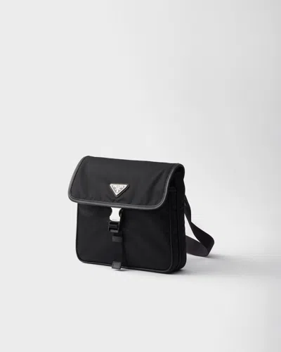 Prada Schultertasche Aus Re-nylon Und Saffiano-leder