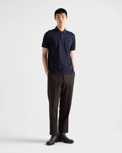 Prada Polo Mc In Blue