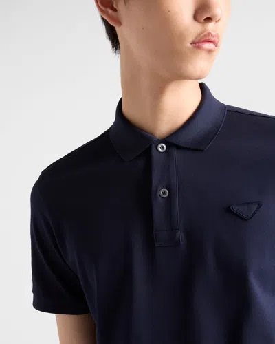 Prada Polo Mc In Blue