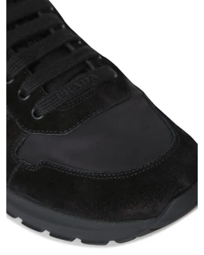 Prada Prax 2.0 Low-top Sneakers In Black