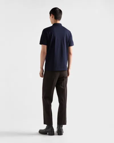 Prada Polo Mc In Blue