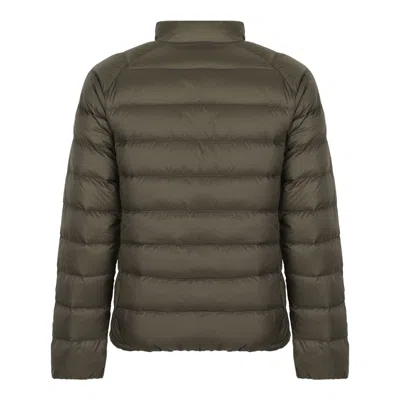 Pyrenex Black Khaki Polyamide Jackets In Green