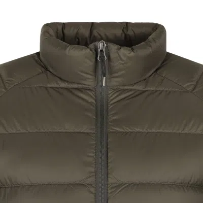 Pyrenex Black Khaki Polyamide Jackets In Green