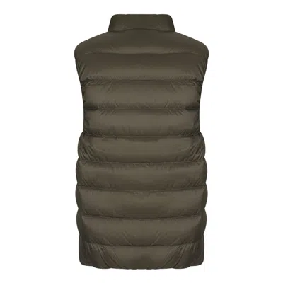 Pyrenex Black Khaki Polyamide Jackets In Green