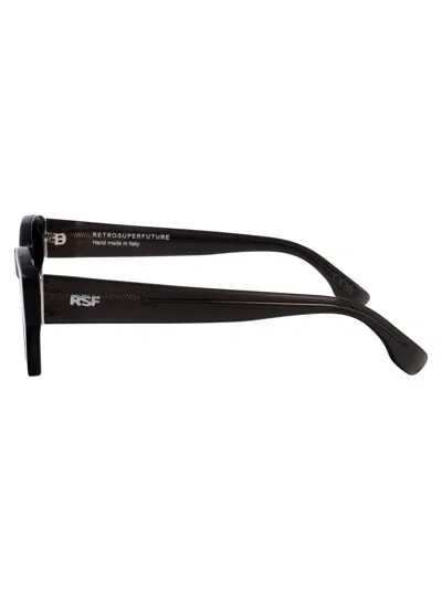 Retrosuperfuture Black Acetate Sunglasses In Brown