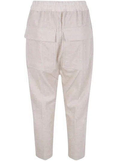 Rick Owens Drawstring Pocket Trousers In Pink