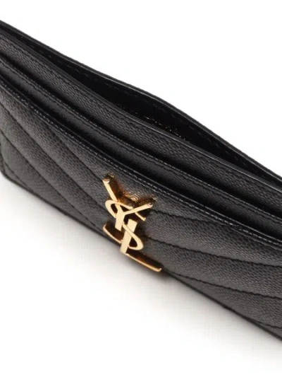 Saint Laurent Gucci Silk Satin Dress In Black