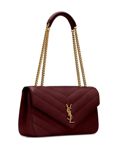 Saint Laurent Loulou Medium Bag In Red