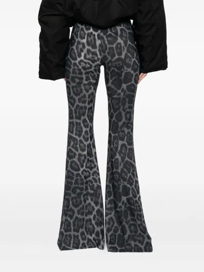 Stella Mccartney Leopard Print Flared Jeans In Animal Print