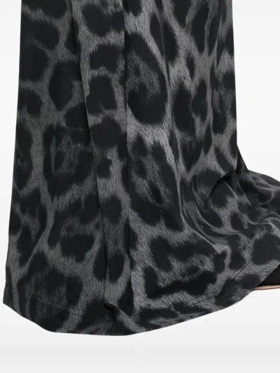 Stella Mccartney Leopard Print Flared Jeans In Animal Print