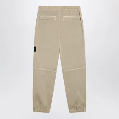 Stone Island Desert-coloured Trousers In Cotton In Neutral