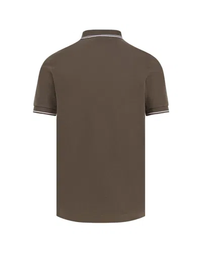 Stone Island Ss Polo In Brown