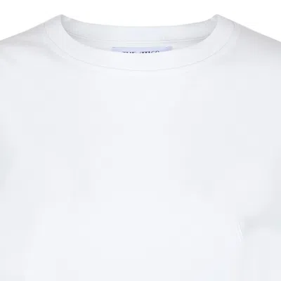 Attico The  White Cotton T-shirt In White