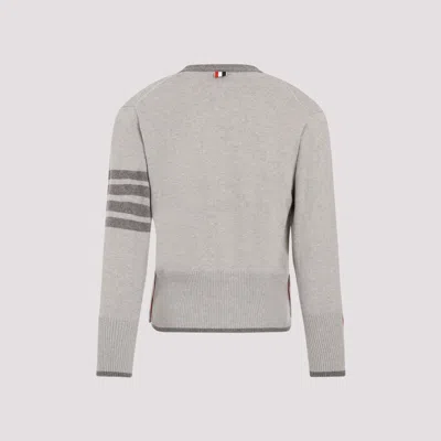 Thom Browne Beige Cashmere Clothing Sweaters In Multi