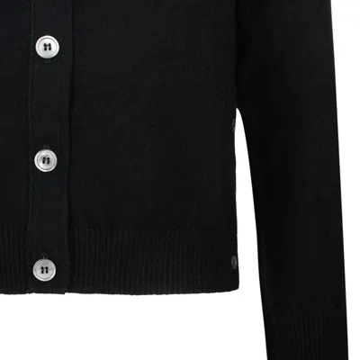 Thom Browne Black Cashmere Sweater In Black