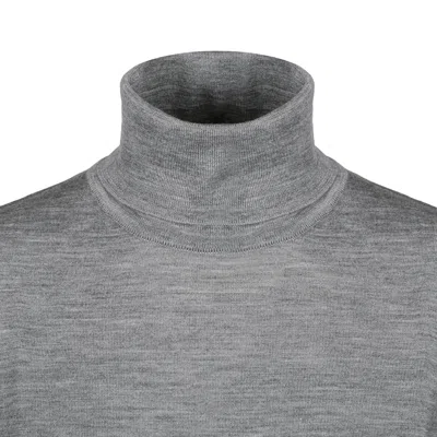 Thom Browne Grey Virgin Wool Sweaters In Gray
