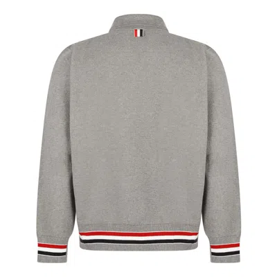 Thom Browne Lt Grey Cotton Jackets In Gray