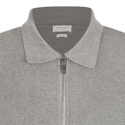 Thom Browne Lt Grey Cotton Jackets In Gray