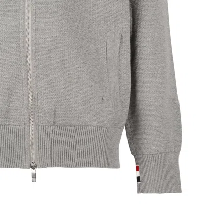Thom Browne Lt Grey Cotton Jackets In Gray