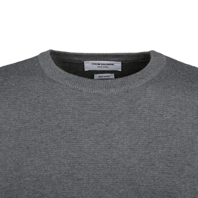 Thom Browne Lt Grey Cotton Sweaters In Gray