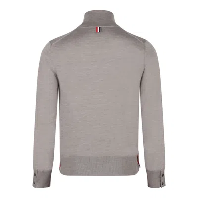 Thom Browne Med Brown Virgin Wool Sweater In Neutral