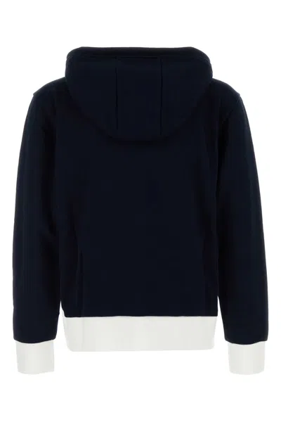 Thom Browne Two-tone Zip Front Hoodie
