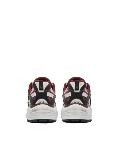 Represent Clothing Sneaker Storm Runner Distressed Maroon In Multi