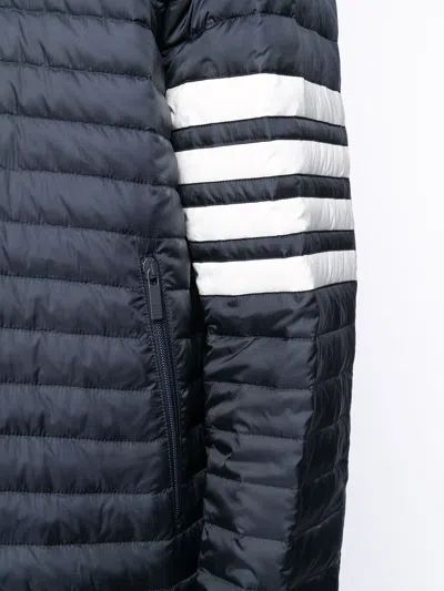 Thom Browne 4-bar Stripe Padded Jacket In Blue