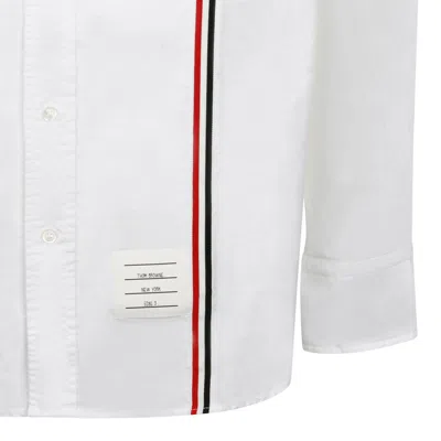 Thom Browne White Cotton Clothing Shirts In White
