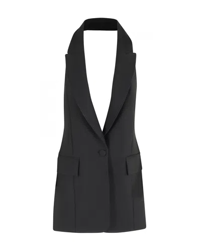 Marella Pocket Single-button Jacket In Blue