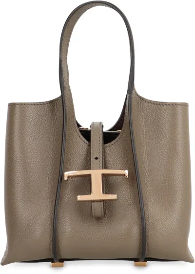 Tod's T Timeless Micro Leather Tote