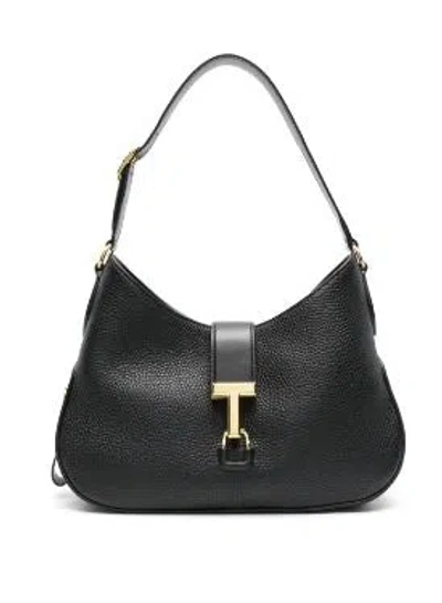 Tom Ford Monarch Medium Shoulder Bag In Black