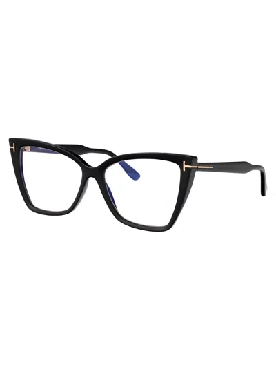 Tom Ford Nero/altro Acetate Glasses In Black