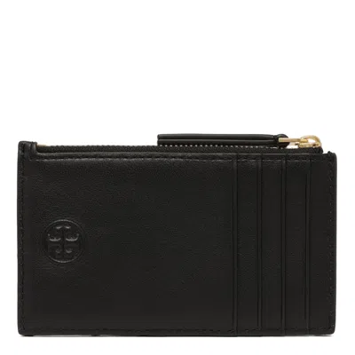 Tory Burch Fleming Cardholder In Black