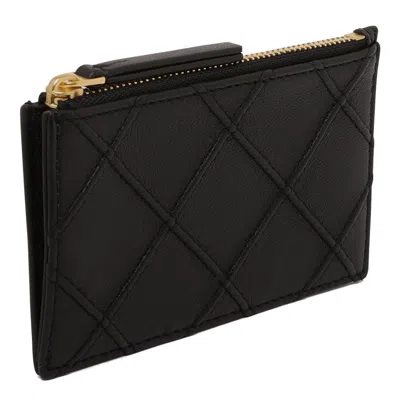 Tory Burch Fleming Cardholder In Black