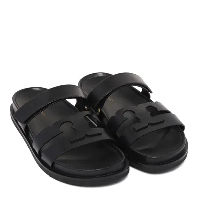 Tory Burch Sandals Blacks And Greys In Black