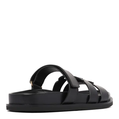 Tory Burch Sandals Blacks And Greys In Black
