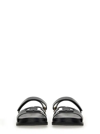 Tory Burch Sandals Blacks And Greys In Black